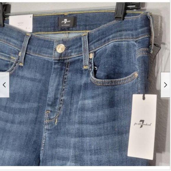 NWT 7 for All Mankind Dojo Wide Leg Jeans 30 Nordica - Picture 4 of 14